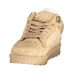 Brown Polyurethane Women's Sneaker