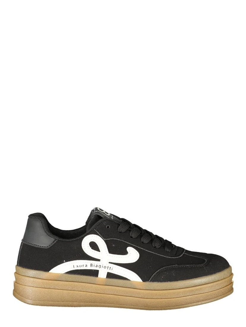 Nero Polyurethane Women's Sneaker
