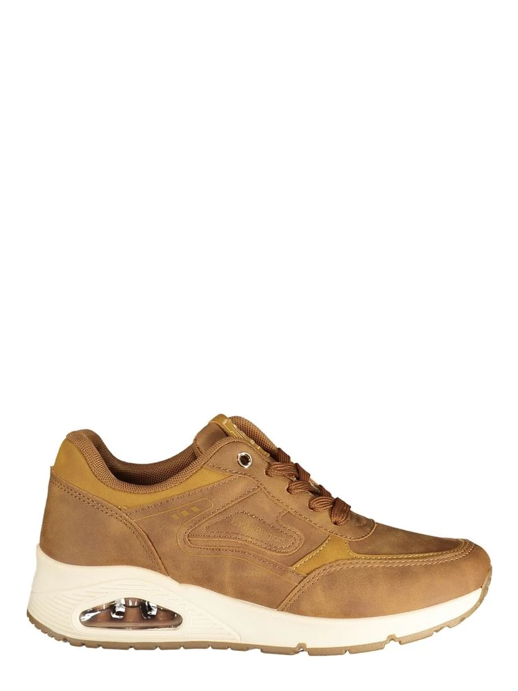 Brown Polyurethane Women's Sneaker