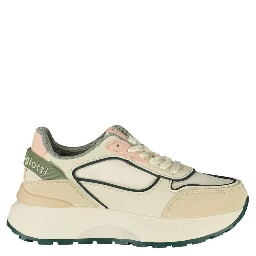 White Polyurethane Women's Sneaker