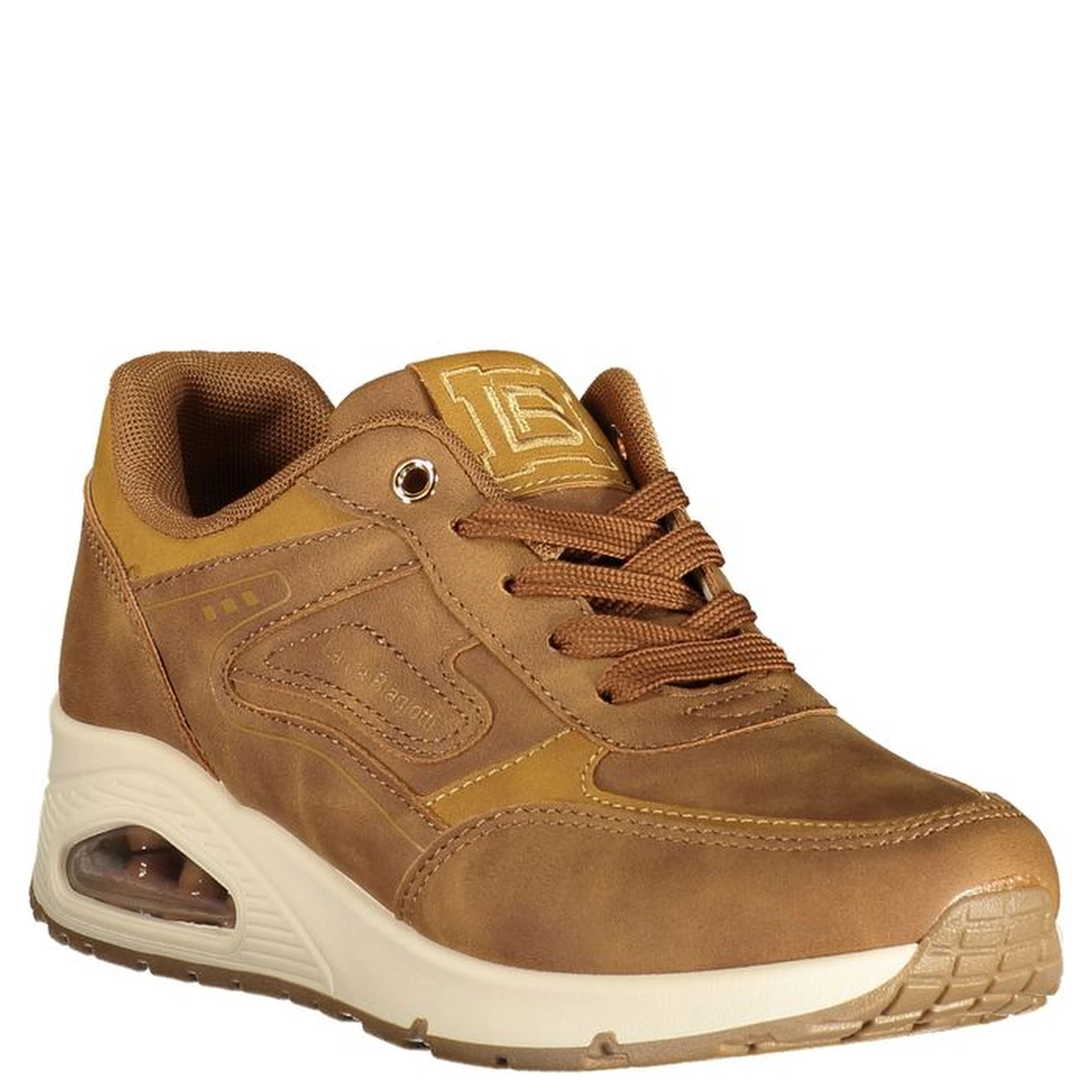 Brown Polyurethane Women's Sneaker