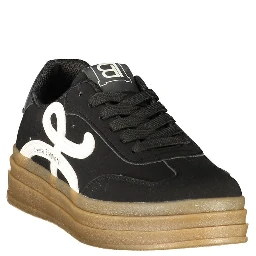 Nero Polyurethane Women's Sneaker