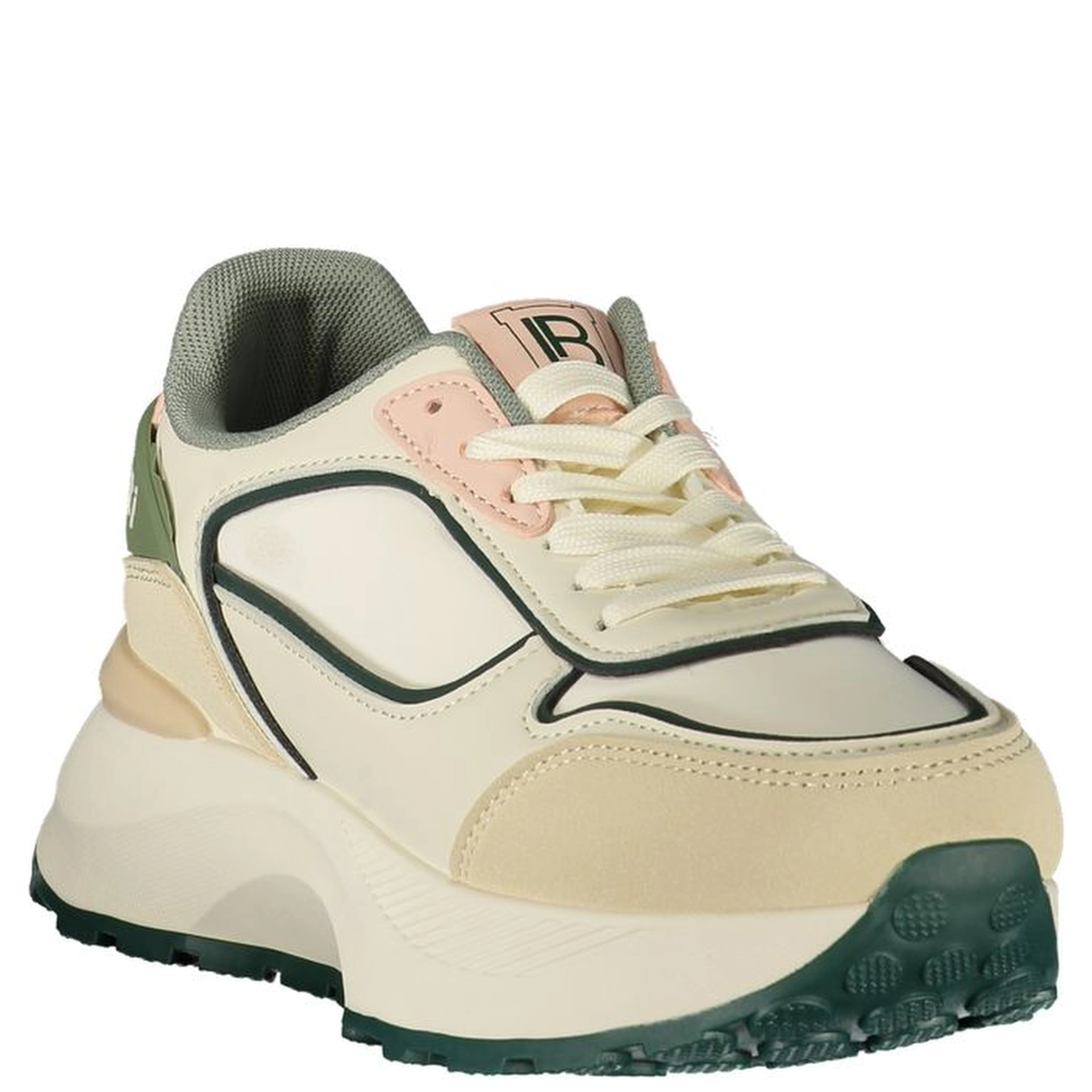 White Polyurethane Women's Sneaker