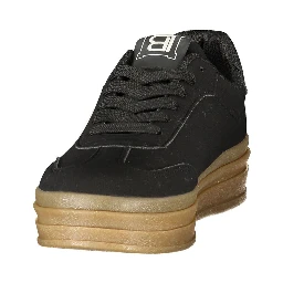 Nero Polyurethane Women's Sneaker