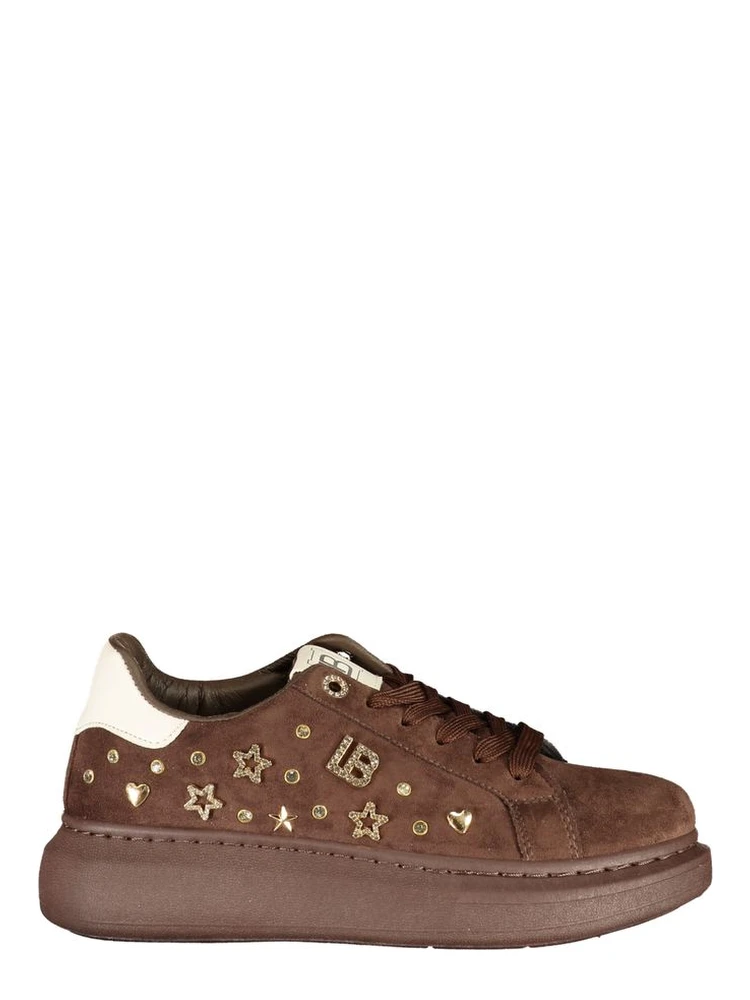 Brown Polyurethane Women's Sneaker