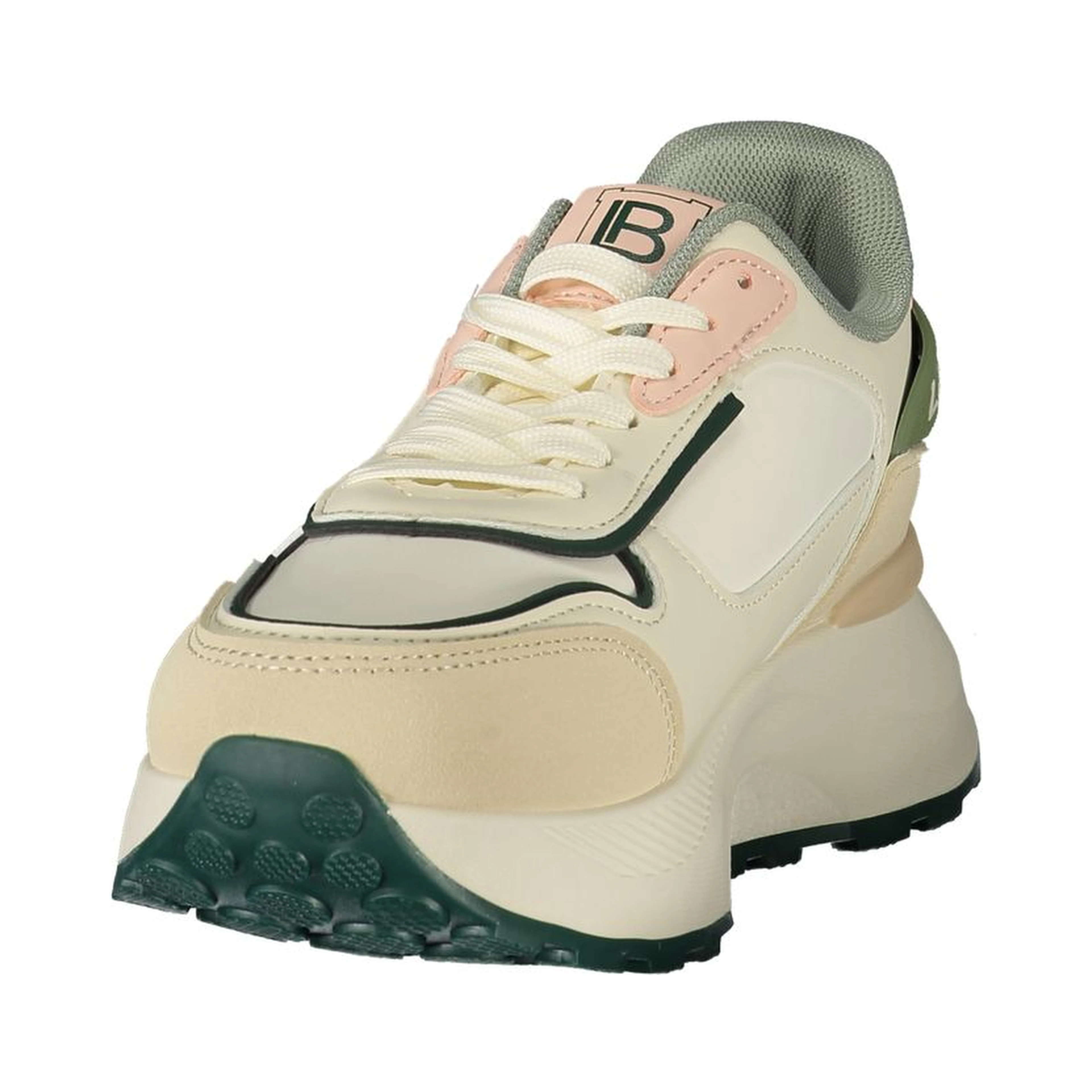 White Polyurethane Women's Sneaker