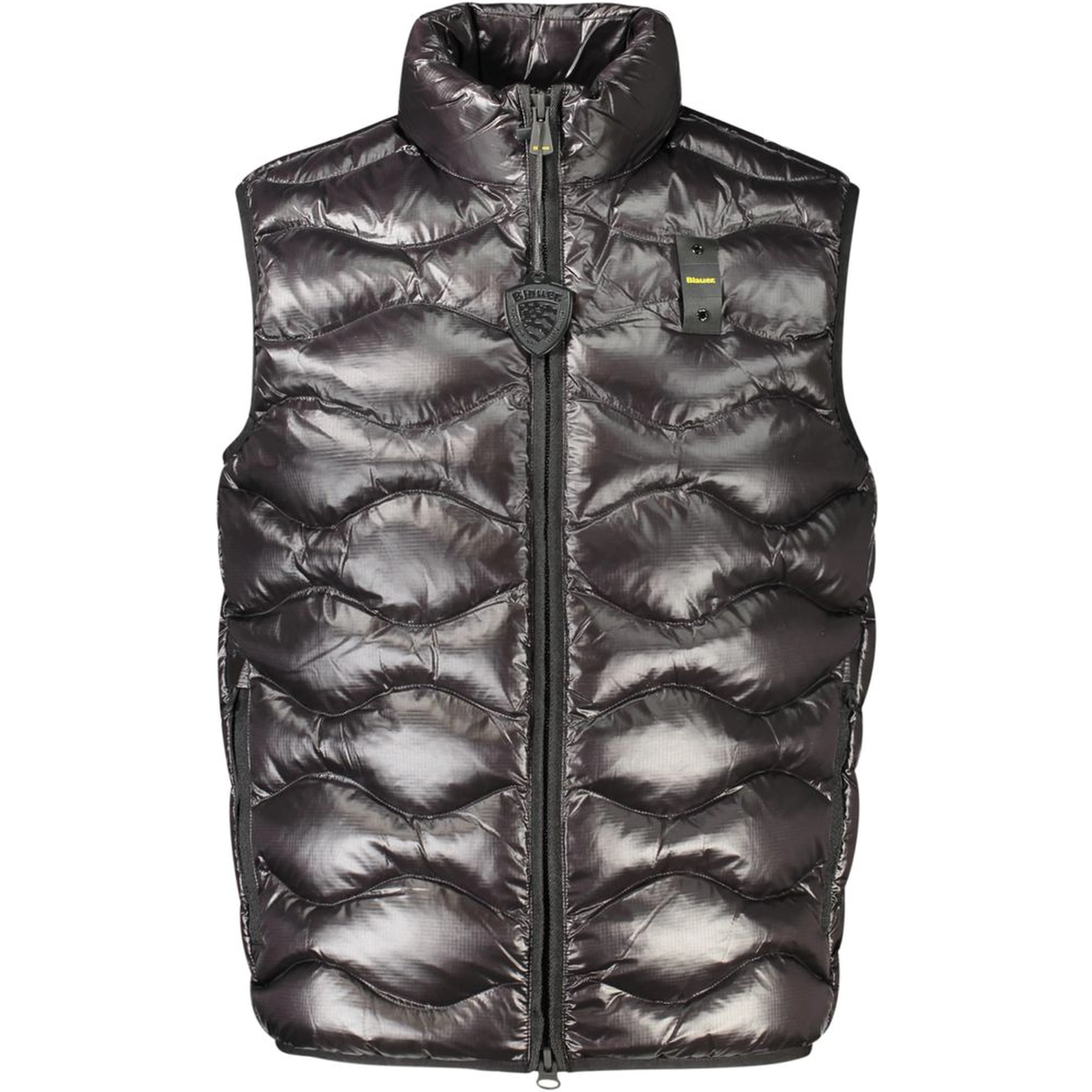 Black Fabric Men's Vest