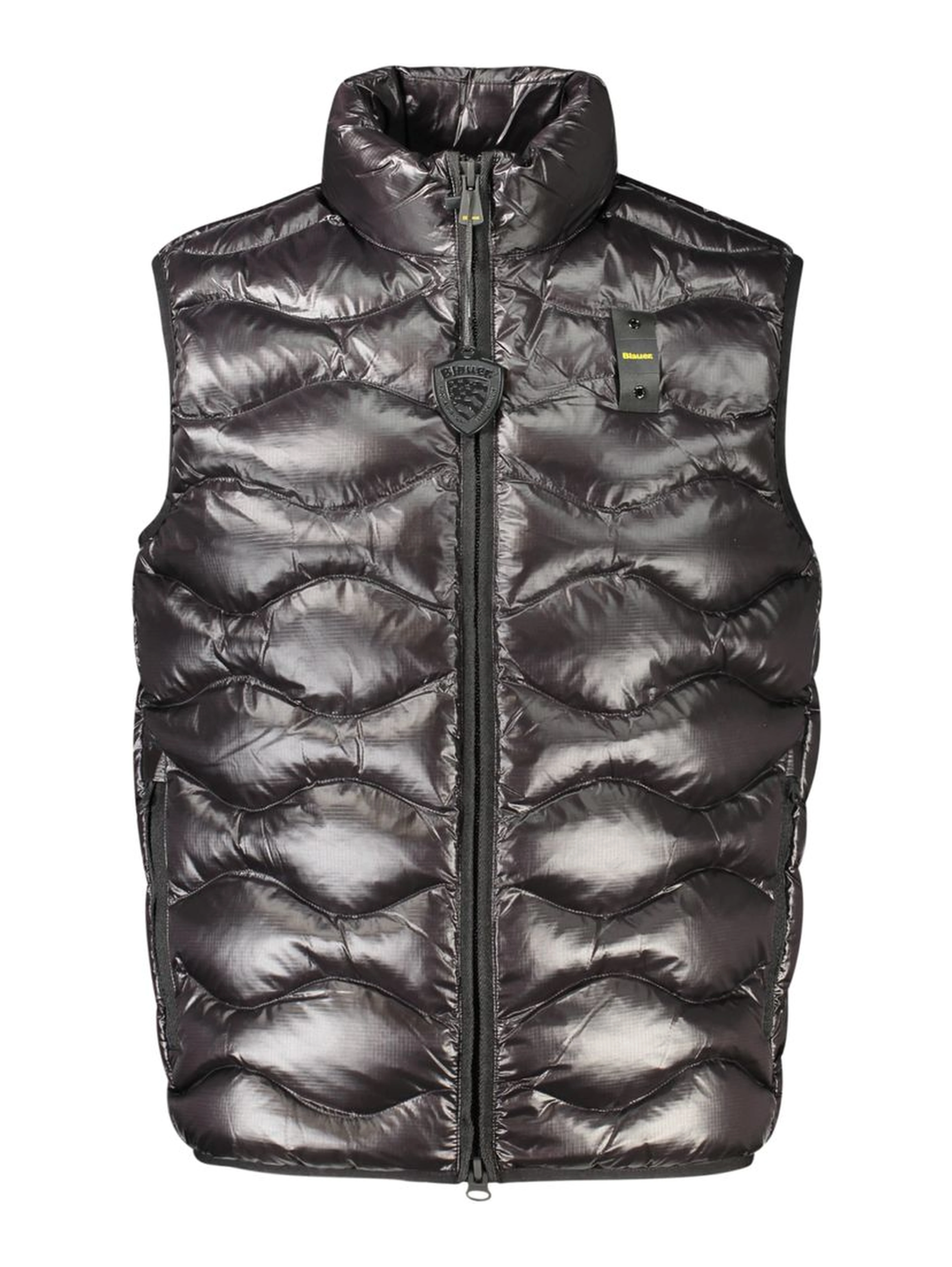 Black Fabric Men's Vest