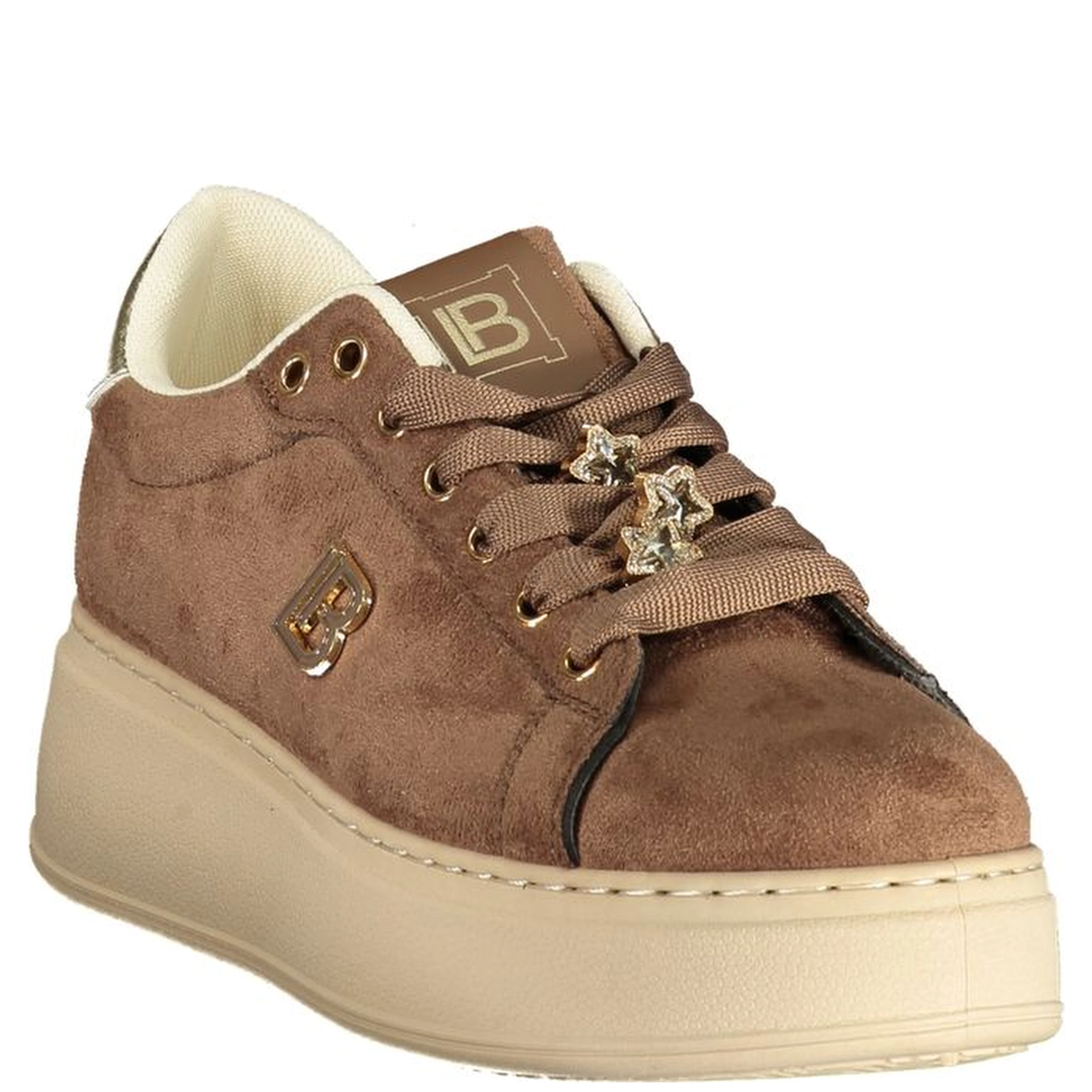 Brown Polyurethane Women's Sneaker