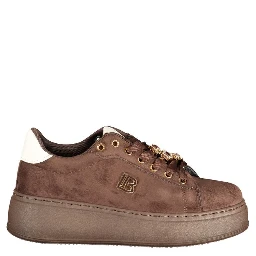 Brown Polyurethane Women's Sneaker