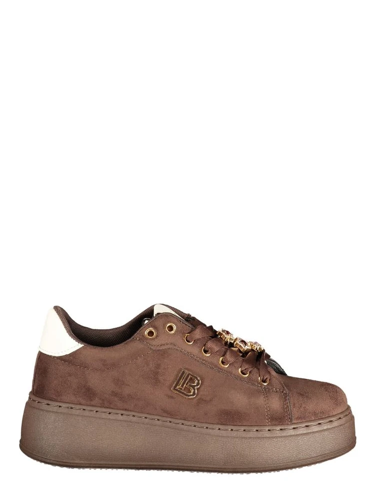 Brown Polyurethane Women's Sneaker