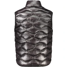 Black Fabric Men's Vest