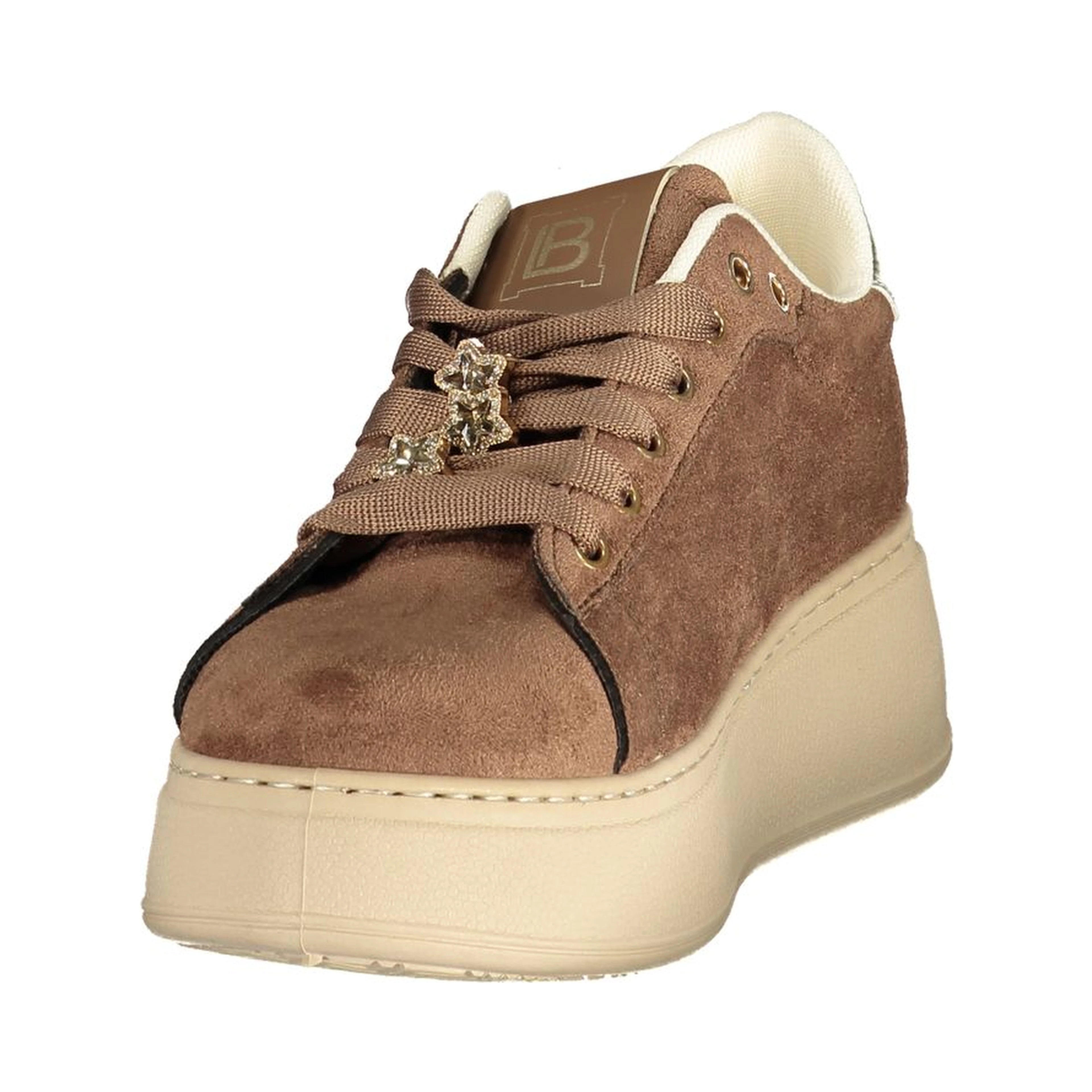 Brown Polyurethane Women's Sneaker