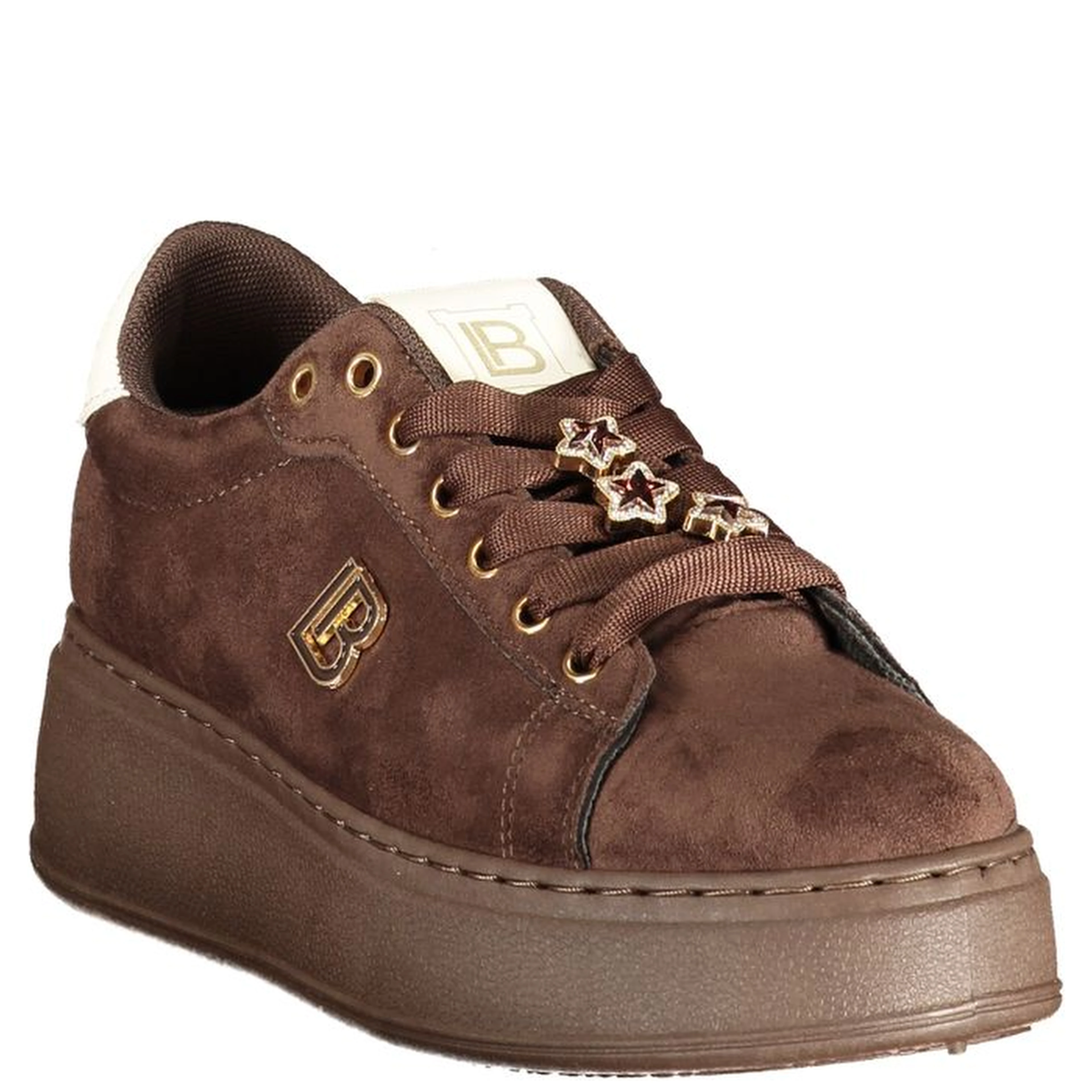 Brown Polyurethane Women's Sneaker