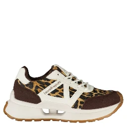 Brown Polyurethane Women's Sneaker
