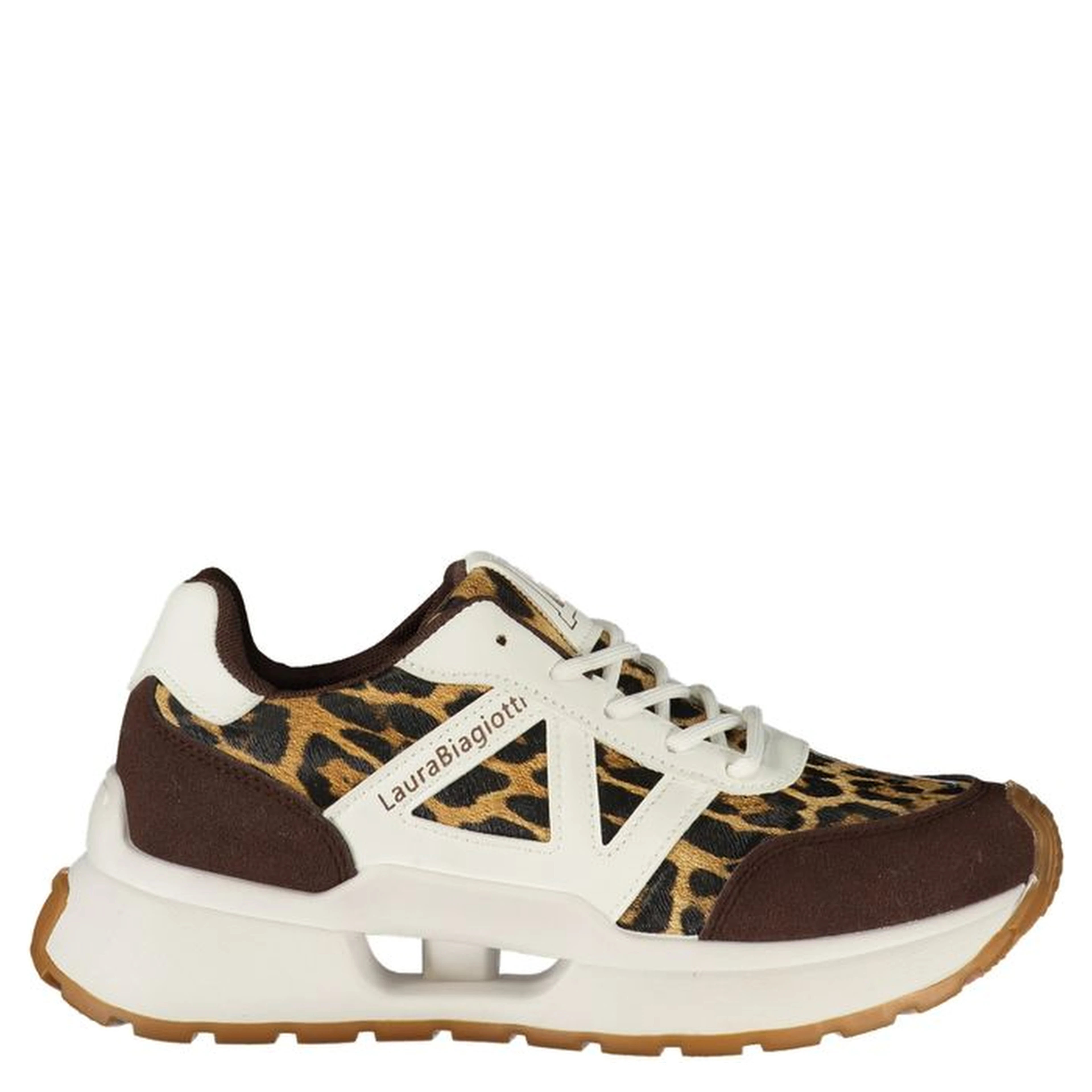 Brown Polyurethane Women's Sneaker
