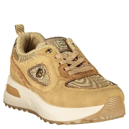 Brown Polyurethane Women's Sneaker
