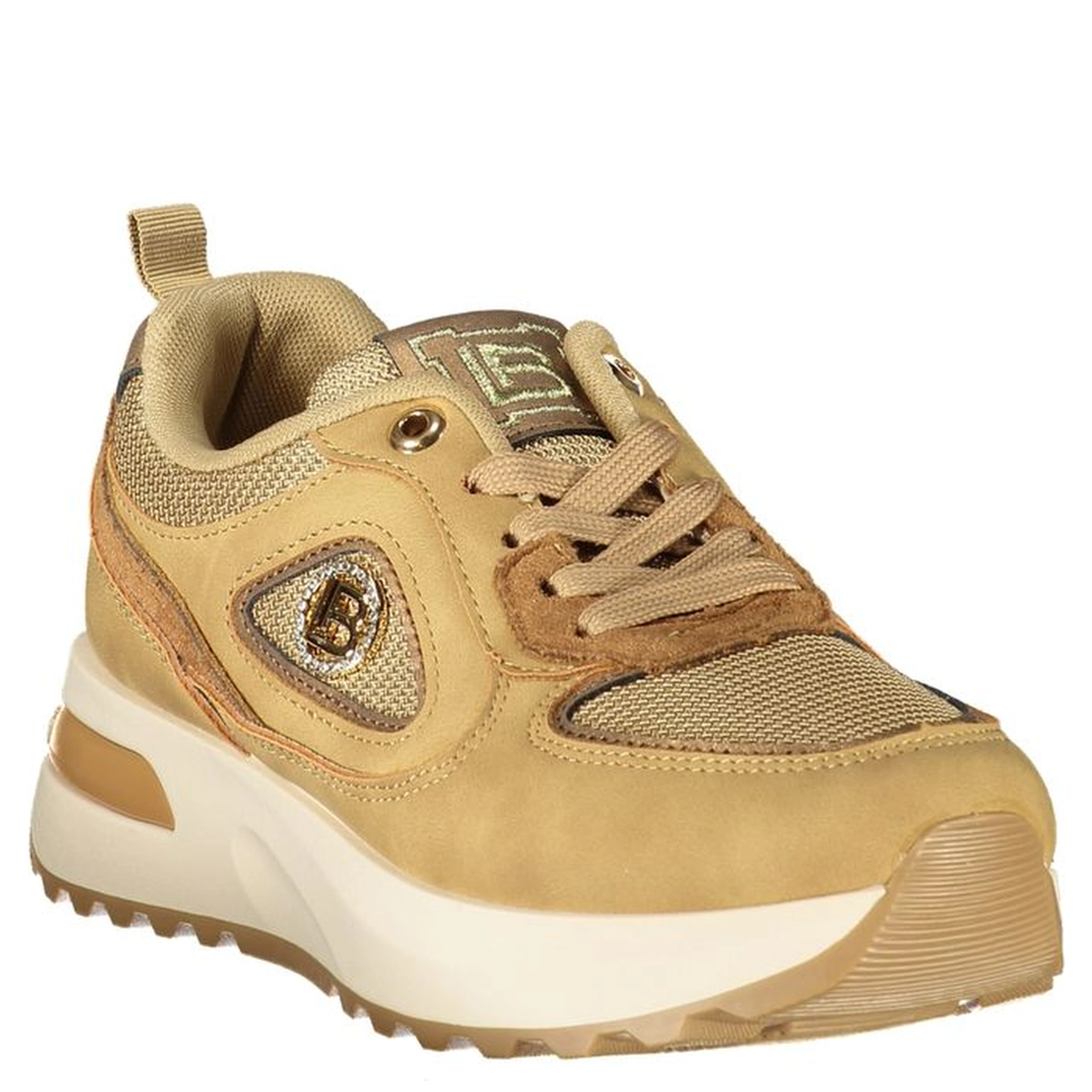 Brown Polyurethane Women's Sneaker