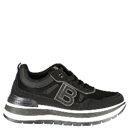 Black Polyurethane Women's Sneaker