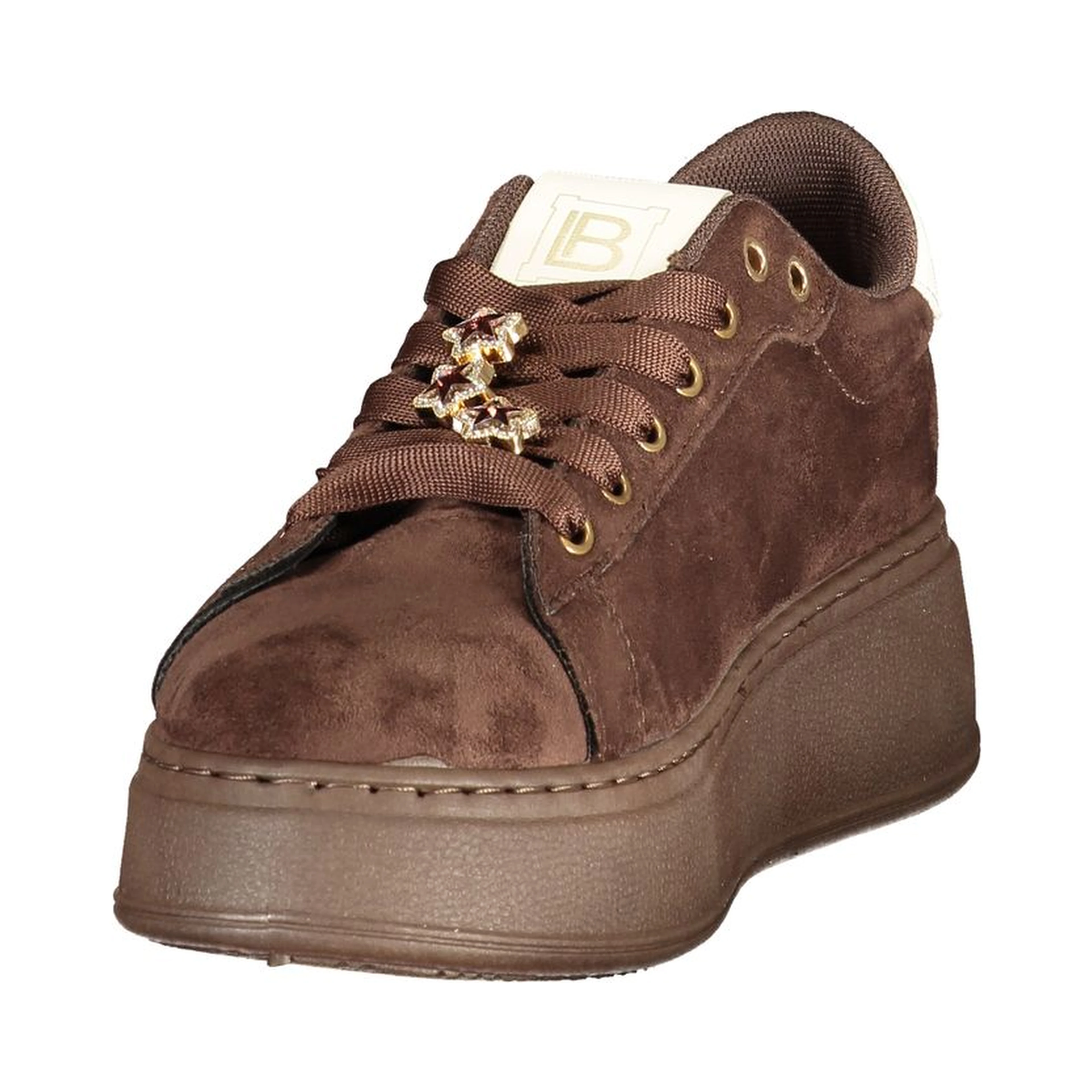 Brown Polyurethane Women's Sneaker
