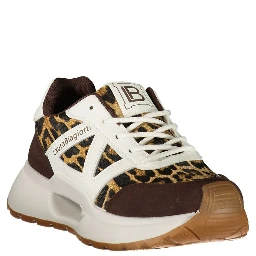Brown Polyurethane Women's Sneaker