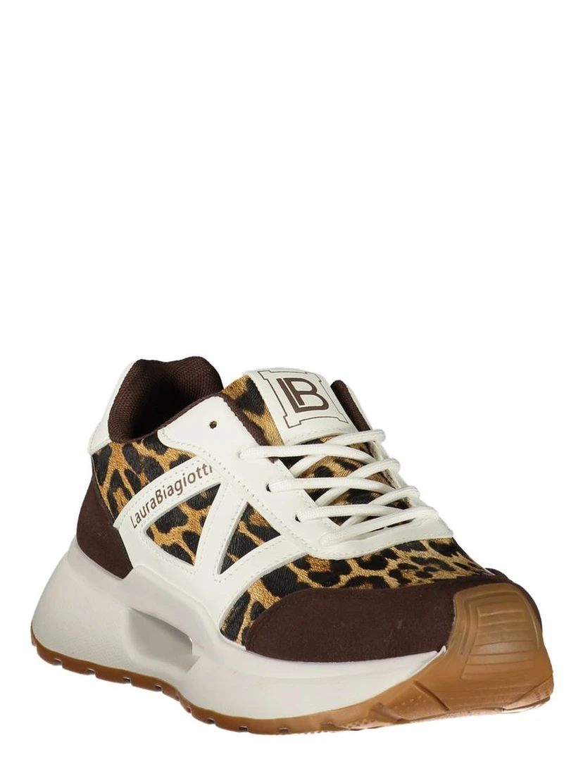Brown Polyurethane Women's Sneaker