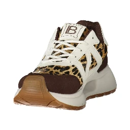 Brown Polyurethane Women's Sneaker