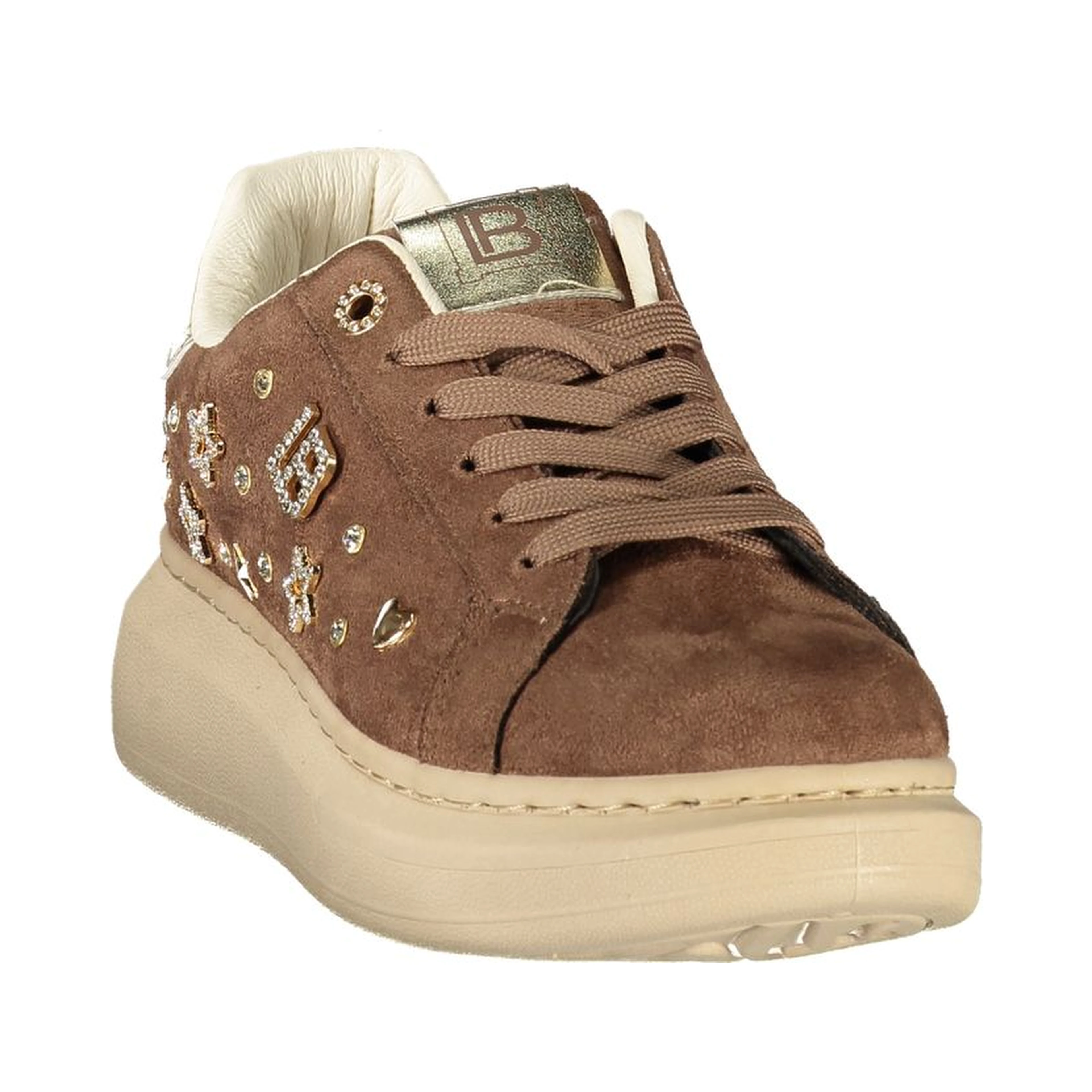 Brown Polyurethane Women's Sneaker