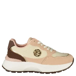 Pink Polyester Women's Sneaker