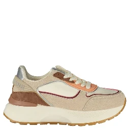 Beige Polyurethane Women's Sneaker