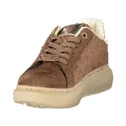 Brown Polyurethane Women's Sneaker