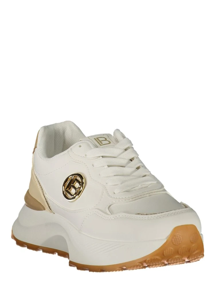 White Polyurethane Women Sneaker alternative