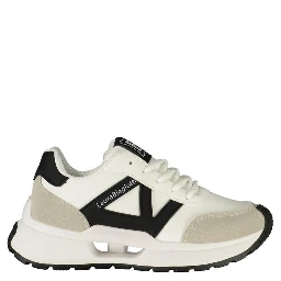 White Polyurethane Women's Sneaker