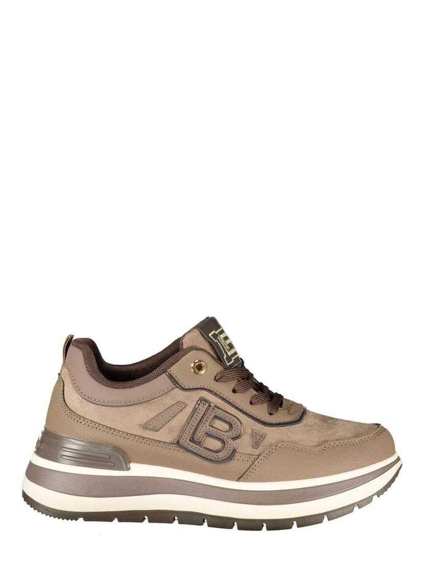 Brown Polyurethane Women's Sneaker