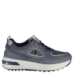 Blue Polyurethane Women's Sneaker