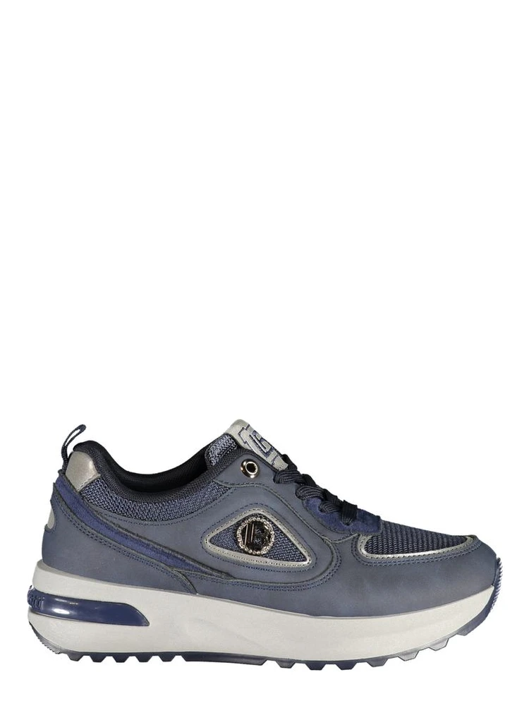 Blue Polyurethane Women's Sneaker