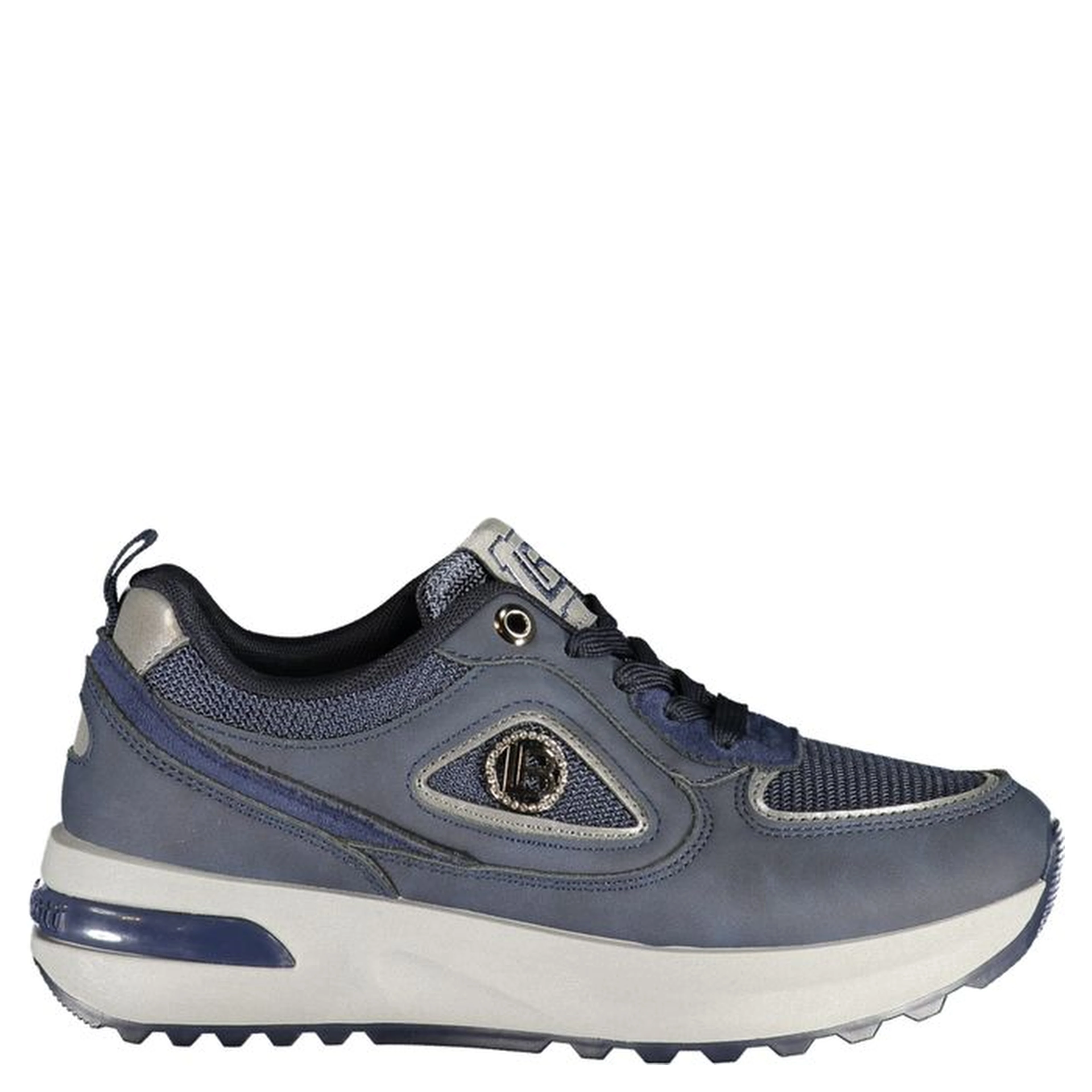 Blue Polyurethane Women's Sneaker