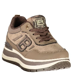 Brown Polyurethane Women's Sneaker