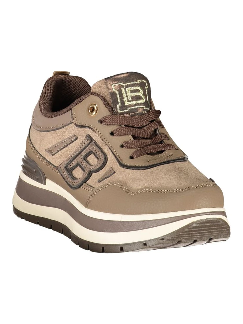 Brown Polyurethane Women's Sneaker
