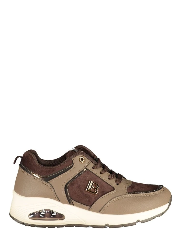 Brown Polyurethane Women's Sneaker