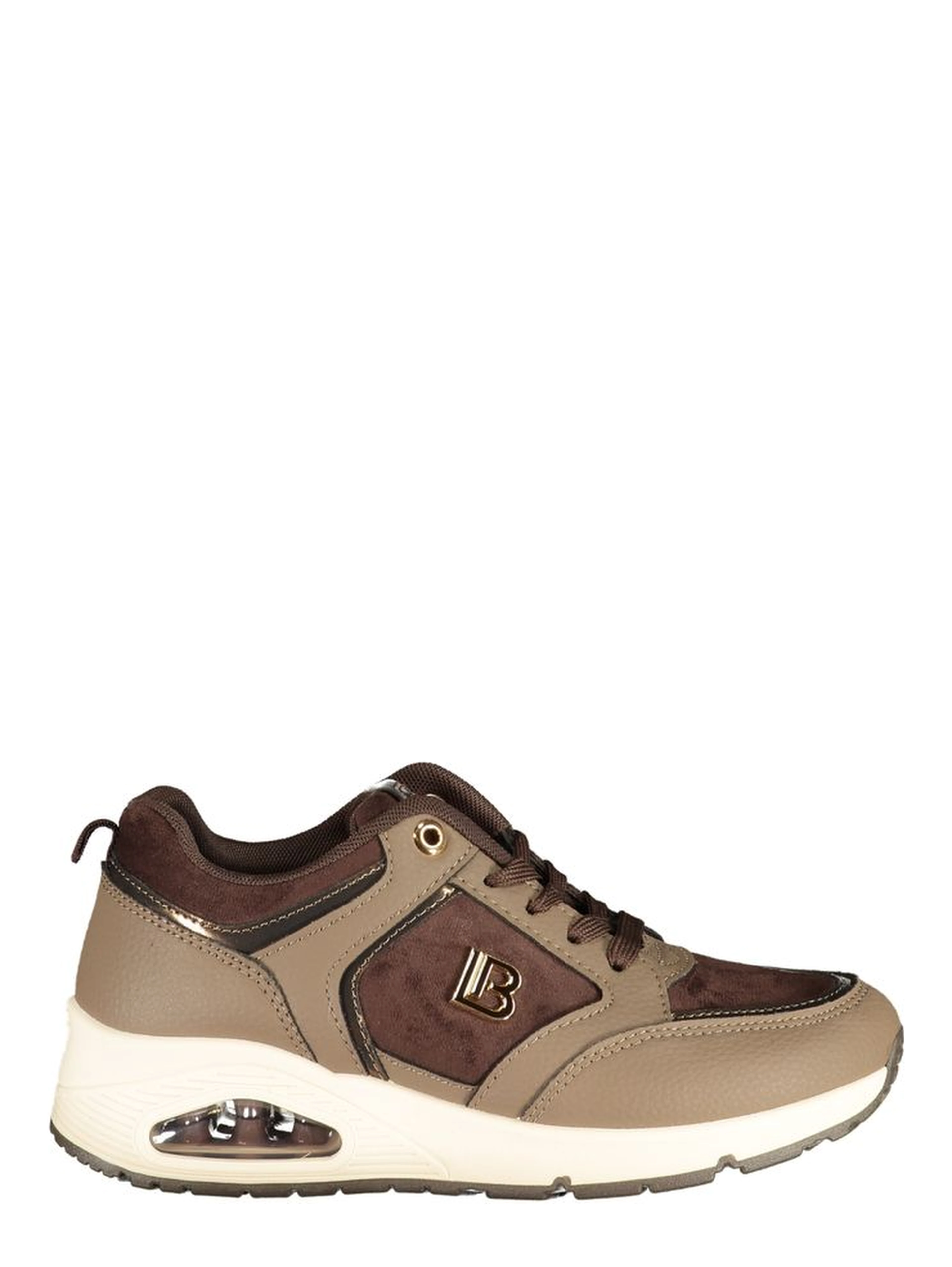 Brown Polyurethane Women's Sneaker