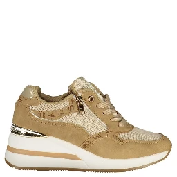 Beige Polyurethane Women's Sneaker
