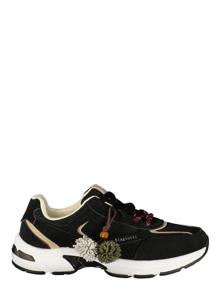 Nero Polyurethane Women's Sneaker
