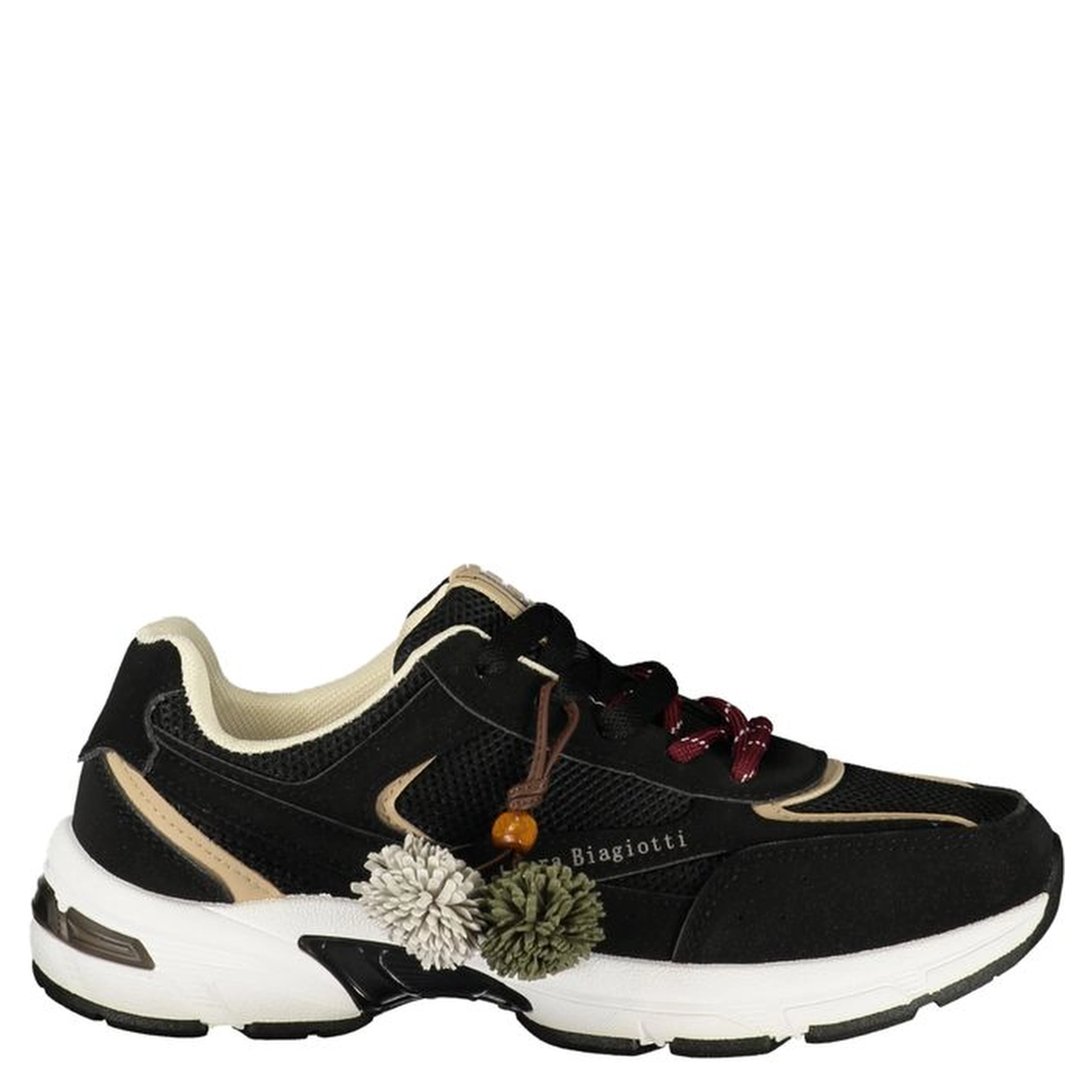 Nero Polyurethane Women's Sneaker
