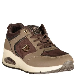 Brown Polyurethane Women's Sneaker
