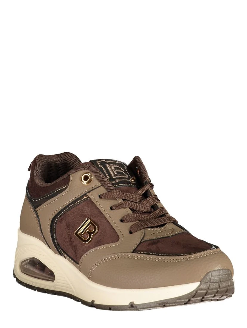 Brown Polyurethane Women's Sneaker