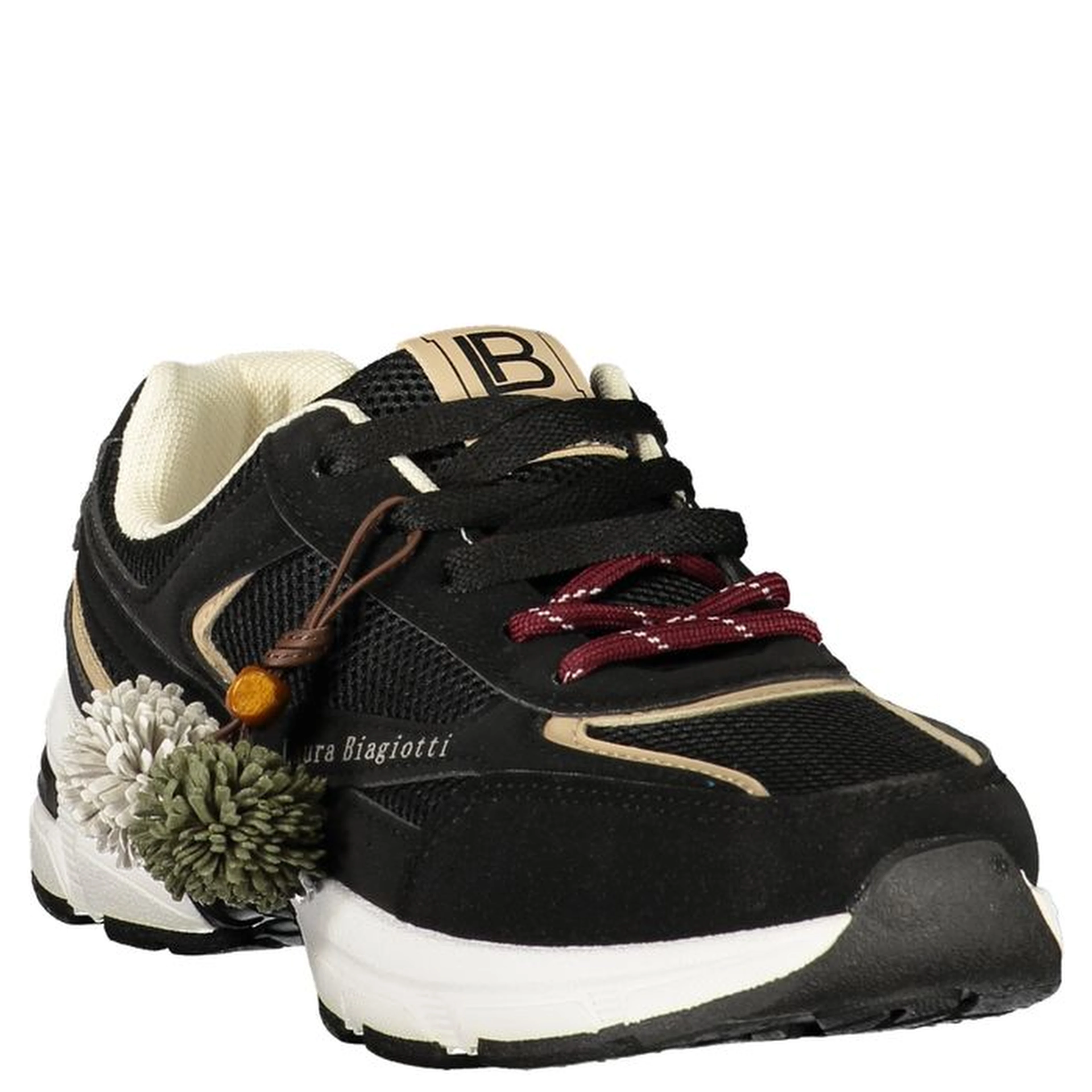 Nero Polyurethane Women's Sneaker
