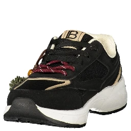 Nero Polyurethane Women's Sneaker