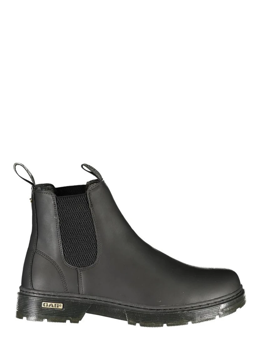 Black Polyurethane Women's Bootie