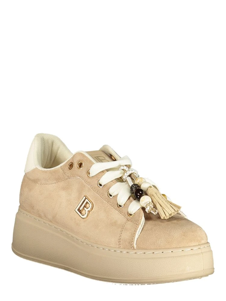Beige Polyurethane Women's Sneaker alternative